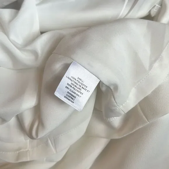 Emerson Rose sz S sleeveless V-neck blouse classic black white - Picture 7 of 7